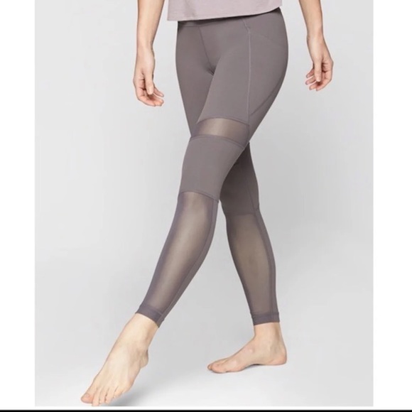 Athleta Pants - Athleta Salutation Tights Mesh Stash Pocket Medium